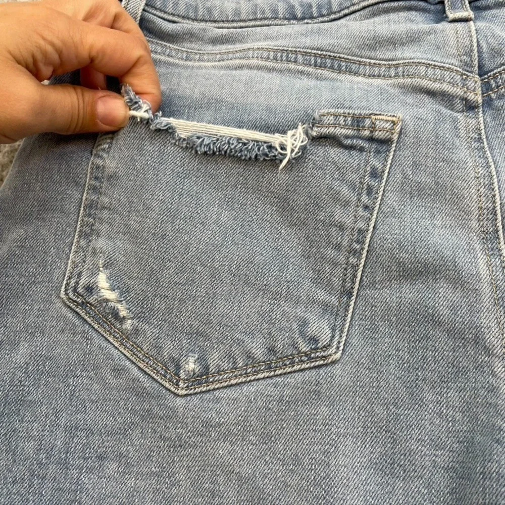 Paige Asher Short Jean Womens 30 10 Blue Denim Cut Off Beach Festival Summer